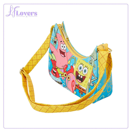 Loungefly Nickelodeon Spongebob Squarepants Group Shot Crossbody