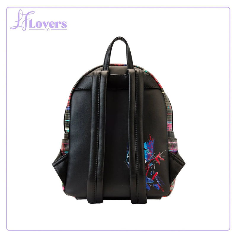 Load image into Gallery viewer, Loungefly Marvel Across The Spiderverse Lenticular Mini Backpack
