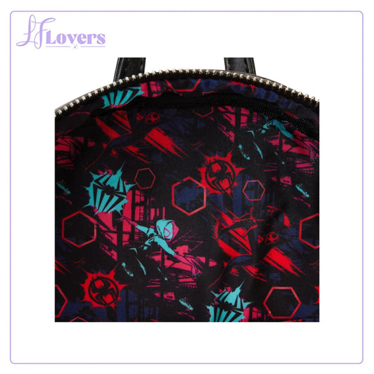 Loungefly Marvel Across The Spiderverse Lenticular Mini Backpack