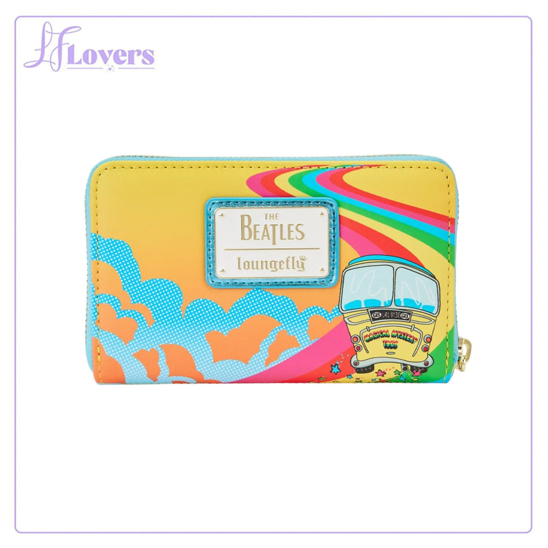 Load image into Gallery viewer, Loungefly The Beatles Magical Mystery Tour Bus Zip Around Wallet
