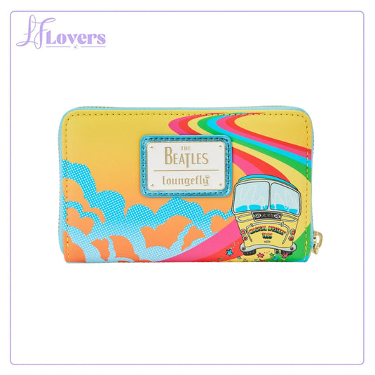 Loungefly The Beatles Magical Mystery Tour Bus Zip Around Wallet