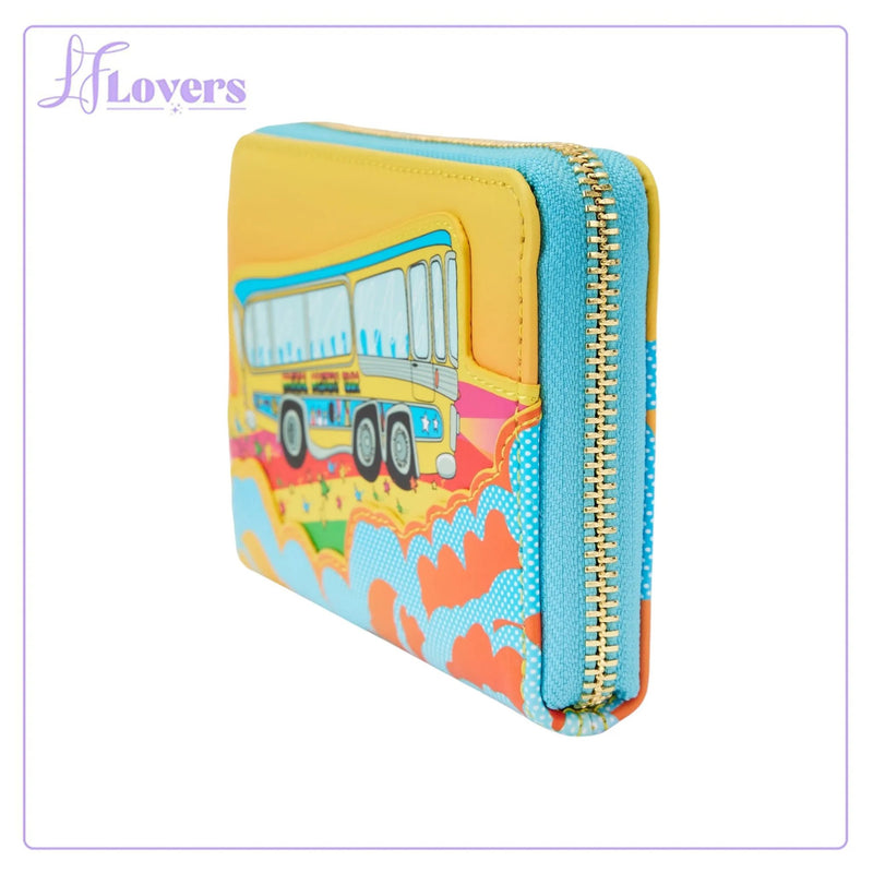 Load image into Gallery viewer, Loungefly The Beatles Magical Mystery Tour Bus Zip Around Wallet
